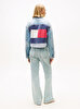 Kadın Cropped Trucker Denim Ceket
