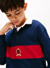 Erkek Çocuk Crest Graphic Polo T-shirt