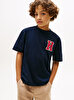 Erkek Çocuk Varsity Front Back T-shirt