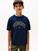 Erkek Çocuk Varsity Raised Print T-shirt