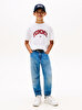 Erkek Çocuk Varsity Raised Print T-shirt