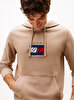 Erkek Linear Flag Graphic Sweatshirt