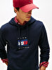 Erkek Linear Flag Graphic Sweatshirt