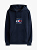 Erkek Linear Flag Graphic Sweatshirt