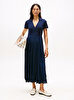 Kadın 1985 Pleated Wrap Elbise