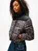 Kadın TJW Cropped Leopard Puffer Mont