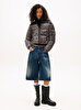 Kadın TJW Cropped Leopard Puffer Mont