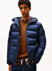 Erkek TJM Hooded Logo Puffer Mont