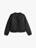Kadın Padded Quilted Puffer Mont