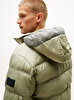 Erkek TJM Hooded Logo Puffer Mont