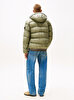 Erkek TJM Hooded Logo Puffer Mont