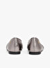 Kadın Metallic Toe-Cap Babet