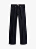 Kadın Rinse Bootcut Jean Pantolon