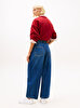 Kadın Denim Flo Loose Balloon Jean Pantolon