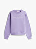 Kadın Modern Regular Corp Logo Sweatshirt