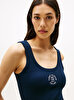 Kadın Roundall Rib Slim T-shirt