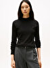 Kadın Slim Cody Mock Neck T-shirt