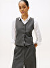 Kadın Pinstripe Tailored Yelek