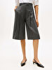 Kadın Pinstripe Culotte Pantolon