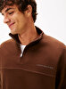 Erkek Yarım Fermuarlı Sweatshirt