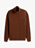 Erkek Yarım Fermuarlı Sweatshirt