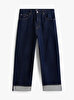 Erkek TH Baggy Turn Up Loose Jean Pantolon