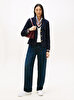 Kadın Punto Tonal Crest Blazer