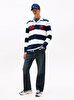Erkek TJM Relax Stripe Rugby Polo T-shirt
