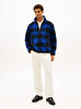 Erkek Teddy Fleece Check Sweatshirt