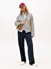 Kadın Gold Button Rugby Sweatshirt