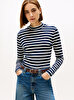 Kadın Slim Cody Mock Neck T-shirt