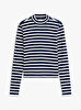 Kadın Slim Cody Mock Neck T-shirt