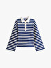 Kadın Gold Button Rugby Sweatshirt