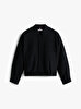 Kadın Wool Texture Regular Bomber Ceket