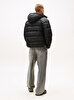 Erkek TJM Hooded Logo Puffer Mont