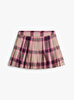 Kız Çocuk Pleated Check Etek