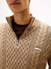 Erkek TJM Slim Badge Cable Kazak