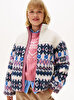 Kız Çocuk Fairisle Teddy Ceket