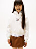 Kız Çocuk Rhine Stone Flag Hoodie