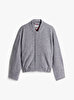 Kadın Wool Texture Regular Bomber Ceket