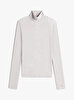 Kadın Slim Soft Roll-nk T-shirt