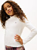 Kız Çocuk Mock Neck Kazak