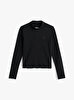 Kız Çocuk Mock Neck Kazak