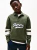 Erkek Çocuk Tommy Varsity Graphic Polo T-shirt