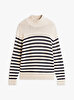Erkek Breton Cotton Stripe Kazak