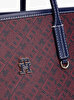 Kadın TH Monopoly Leather Tote Çanta