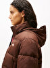 Kadın TJW Flag Back Crop Puffer Mont