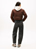 Kadın TJW Flag Back Crop Puffer Mont