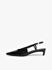 Kadın Croc Slingback Topuklu Ayakkabı