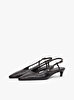 Kadın Croc Slingback Topuklu Ayakkabı